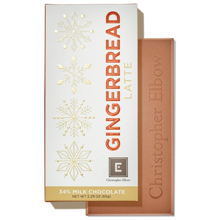 Gingerbread Latte Holiday Edition Milk Chocolate Bar