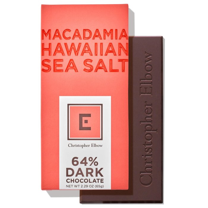 Macadamia and Hawaiian Sea Salt Chocolate Bar Macadamia and Hawaiian Sea Salt Chocolate Bar