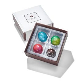 4 Piece Gourmet Artisan Chocolate Assortment - Christopher Elbow