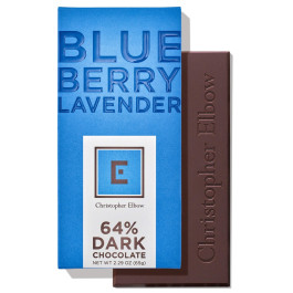 Blueberry Lavender Dark Chocolate Bar - Christopher Elbow Chocolates