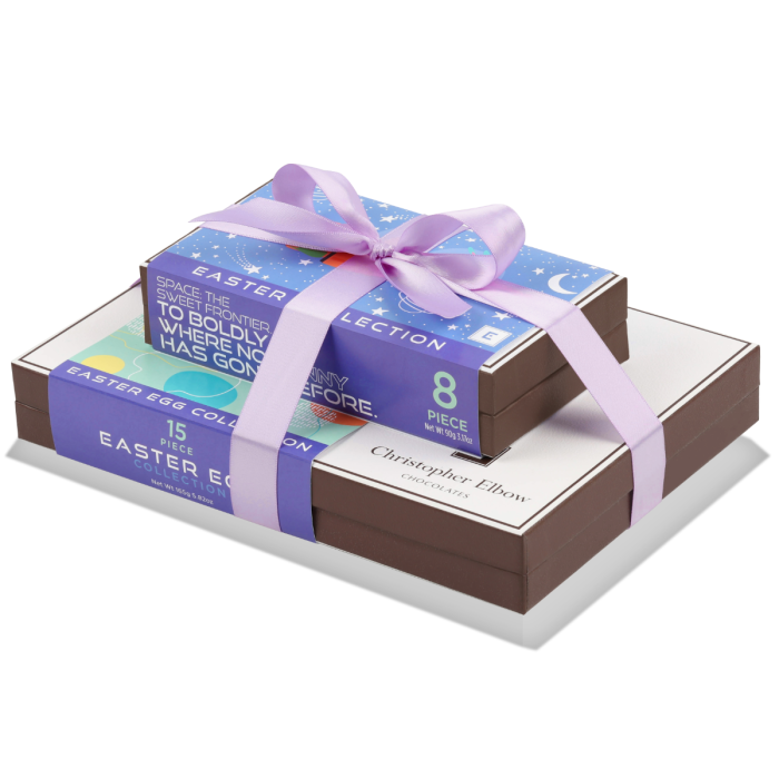 Cosmic Easter Chocolate Gift Tower