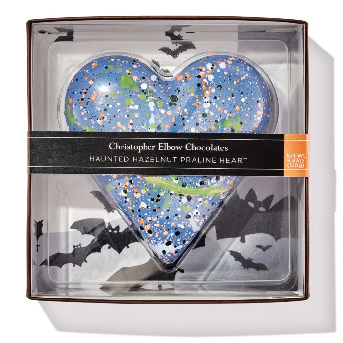 Haunted Hazelnut Praline Heart for Halloween
