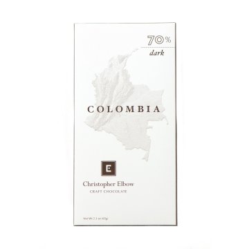 70% Single Origin Columbia Craft Chocolate Bar