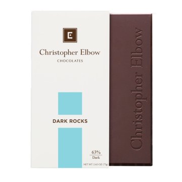 Dark Rocks Chocolate Bar with popping candy