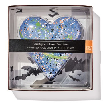 Haunted Hazelnut Praline Heart for Halloween