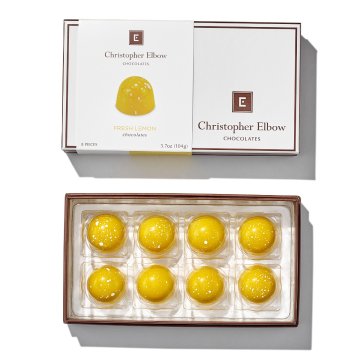 8 Piece Fresh Lemon White Chocolate Bonbons