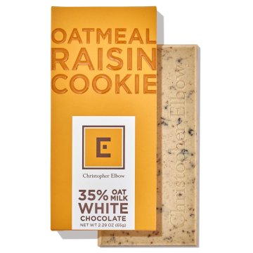 Oatmeal Raisin Cookie Vegan White Chocolate Bar