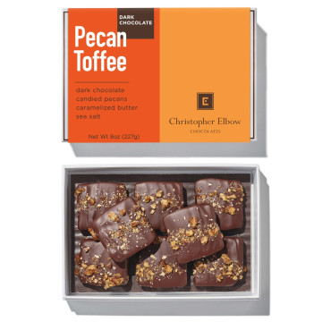 Dark Chocolate Pecan Toffee