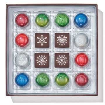 16 Piece Gourmet Holiday Chocolate Collection