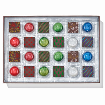 Holiday 24 Piece Chocolate Bonbon Collection