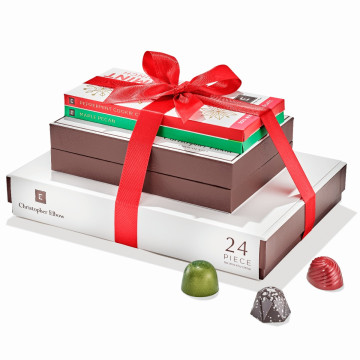 Holiday Signature Chocolate Gift Tower