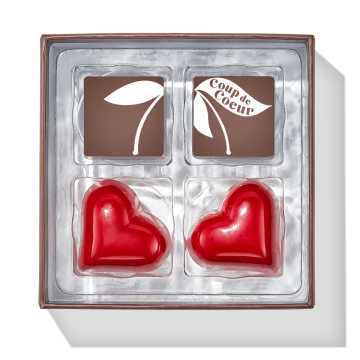 4 Piece Valentine's Day Chocolate Bonbons