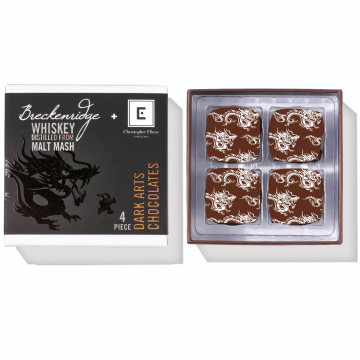 4 Piece Dark Arts Whiskey Chocolate Collection