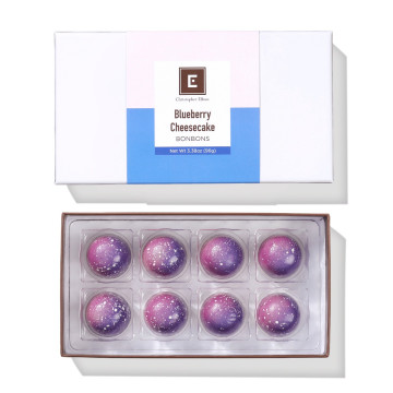 Limited-Edition 8-Piece Blueberry Cheesecake Bonbons