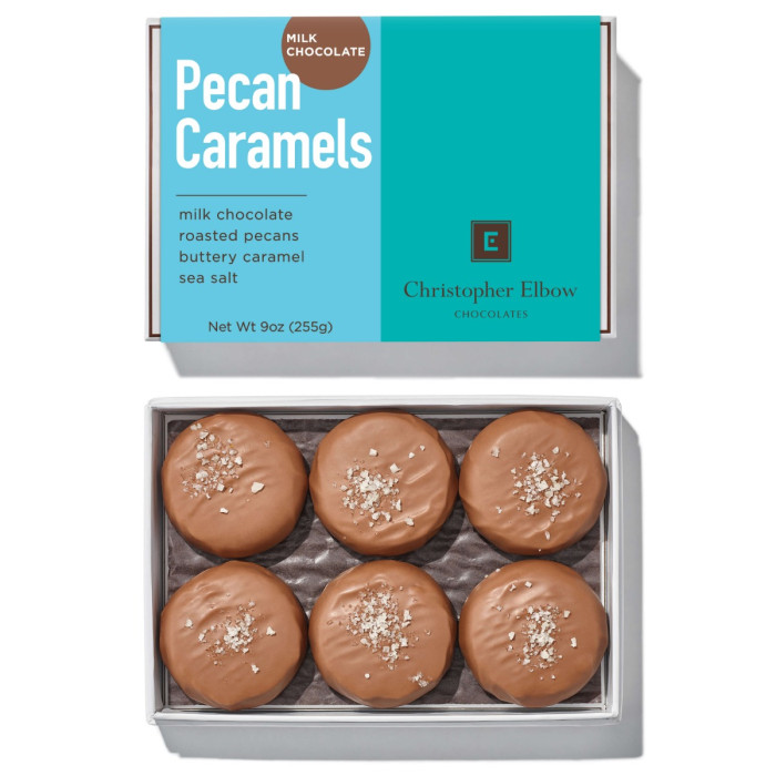 Milk Chocolate Pecan Caramels