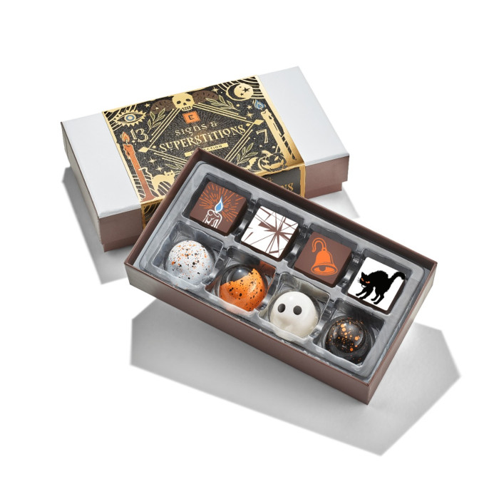 8-Piece Signs and Superstitions Halloween Chocolate Collection