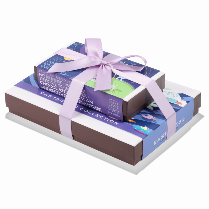 Cosmic Easter Chocolate Gift Tower