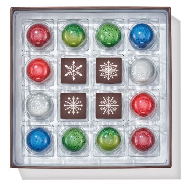16 Piece Gourmet Holiday Chocolate Collection