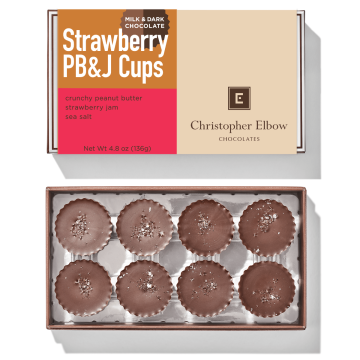 Strawberry Peanut Butter and Jelly Cups