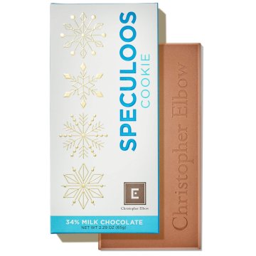 Milk Chocolate Speculoos Cookie Holiday Edition Chocolate Bar
