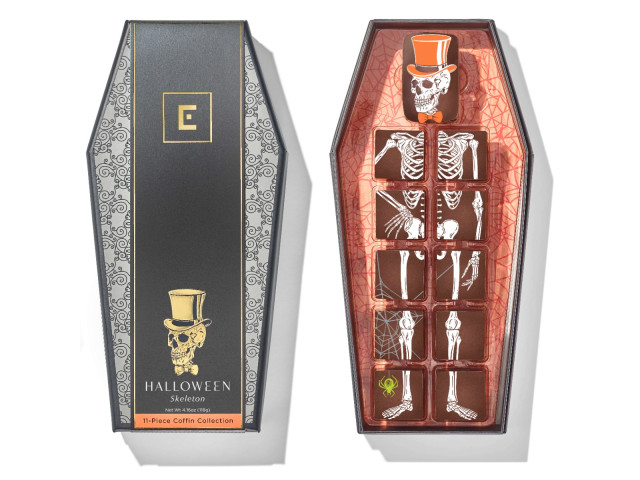 Halloween Chocolate Skeleton Coffin Box