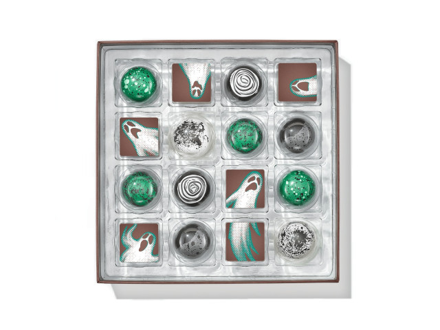 16 Piece Haunted Halloween Chocolate Collection