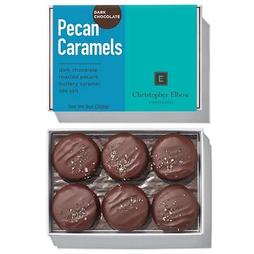 Dark Chocolate Pecan Caramels 