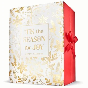 Advent Calendar For Two box tied with ribbon