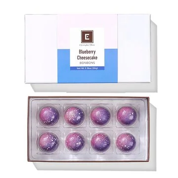 Limited-Edition 8-Piece Blueberry Cheesecake Bonbons